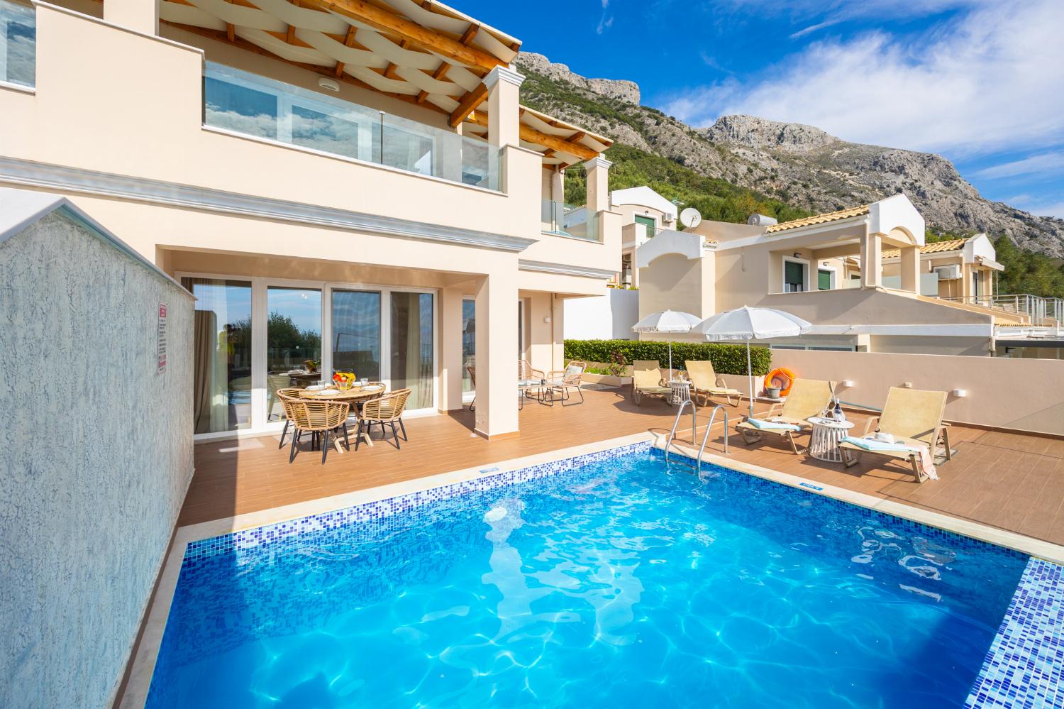 Beautiful villa with private pool and terrace with sea views
