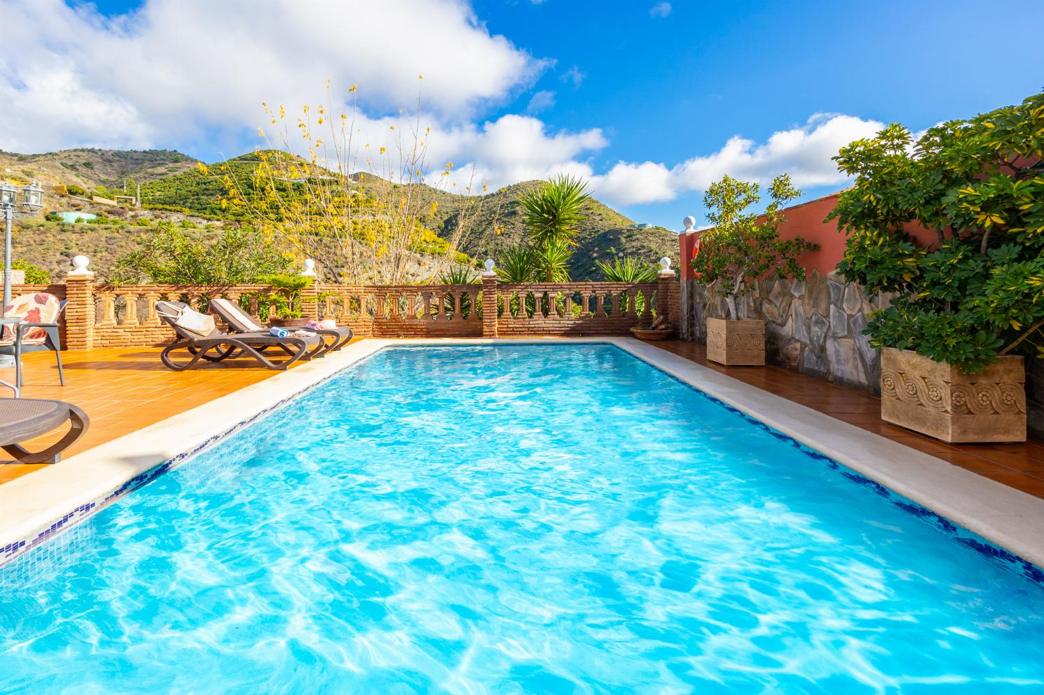 Private pool and terrace