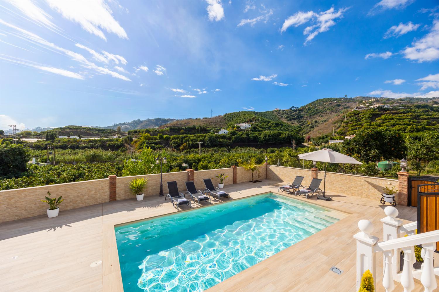 Private pool and terrace