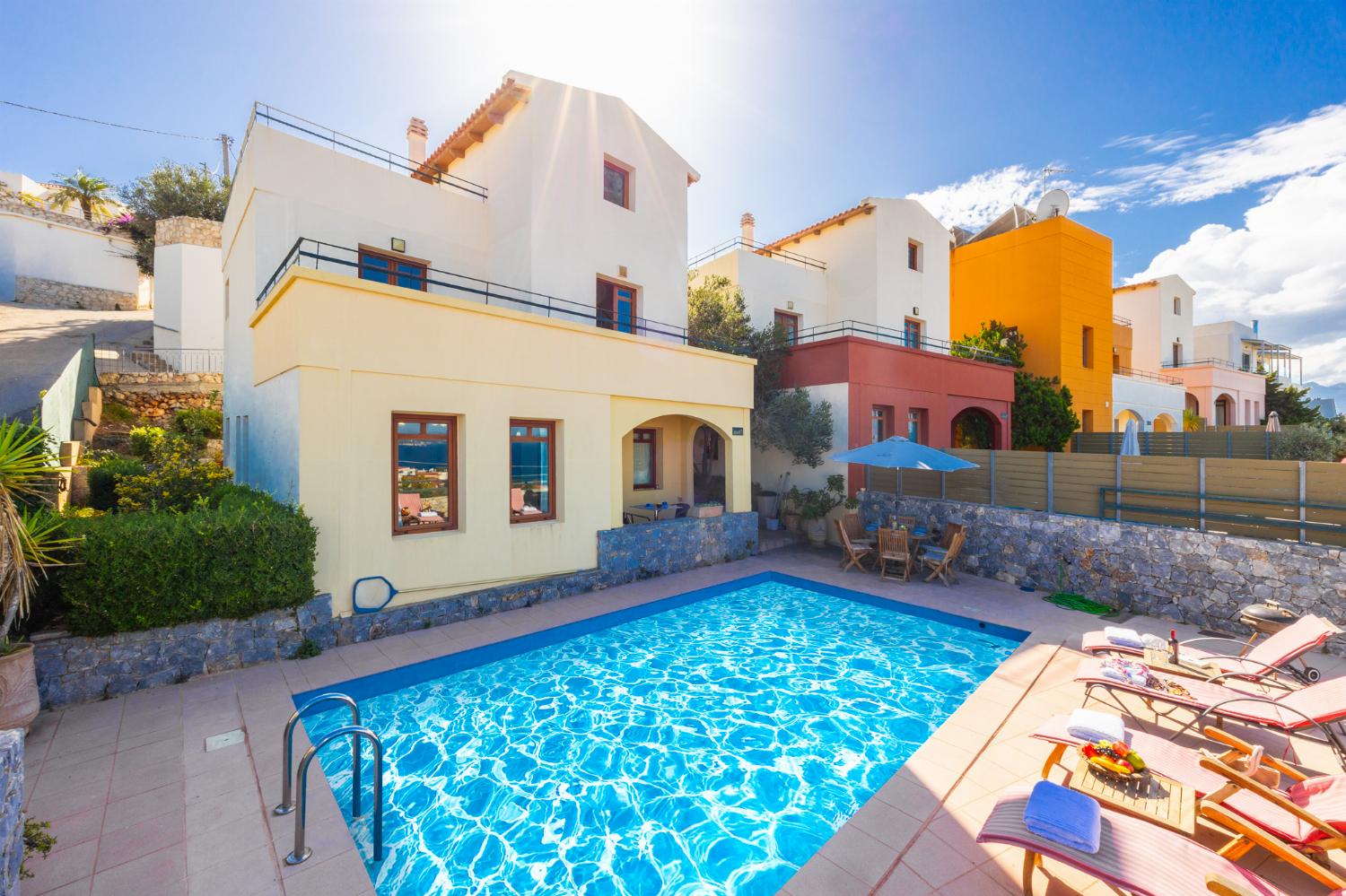 Beautiful villa with private pool and terrace with sea views