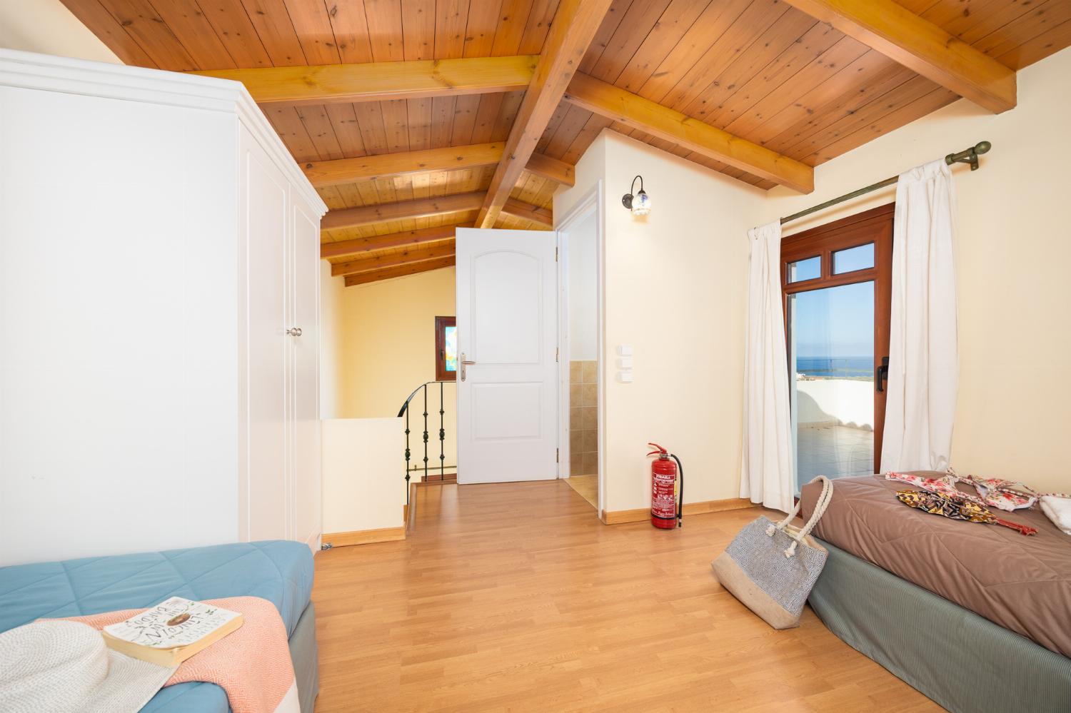 Twin bedroom with en suite W/C and A/C