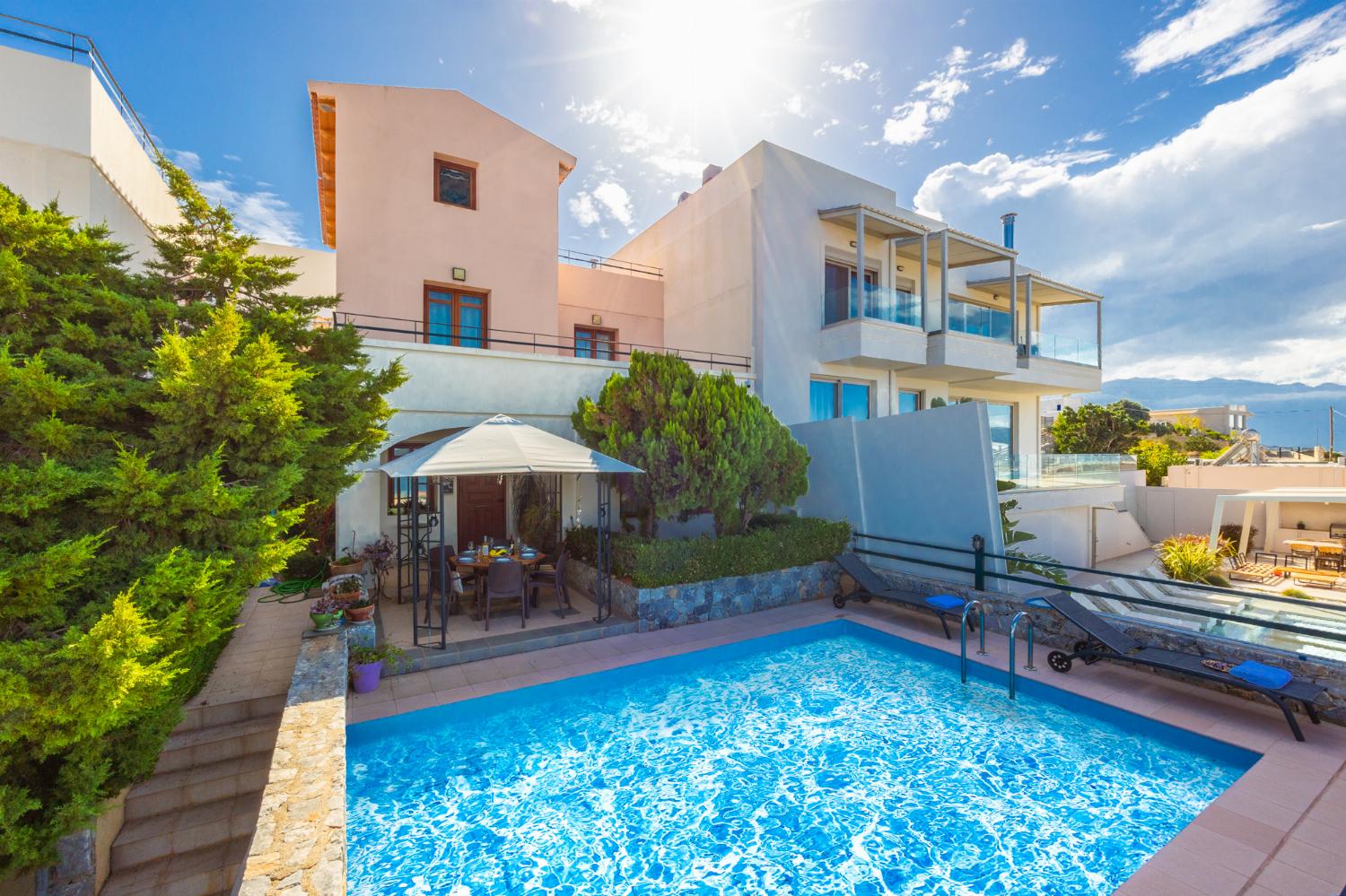 Beautiful villa with private pool and terrace with sea views