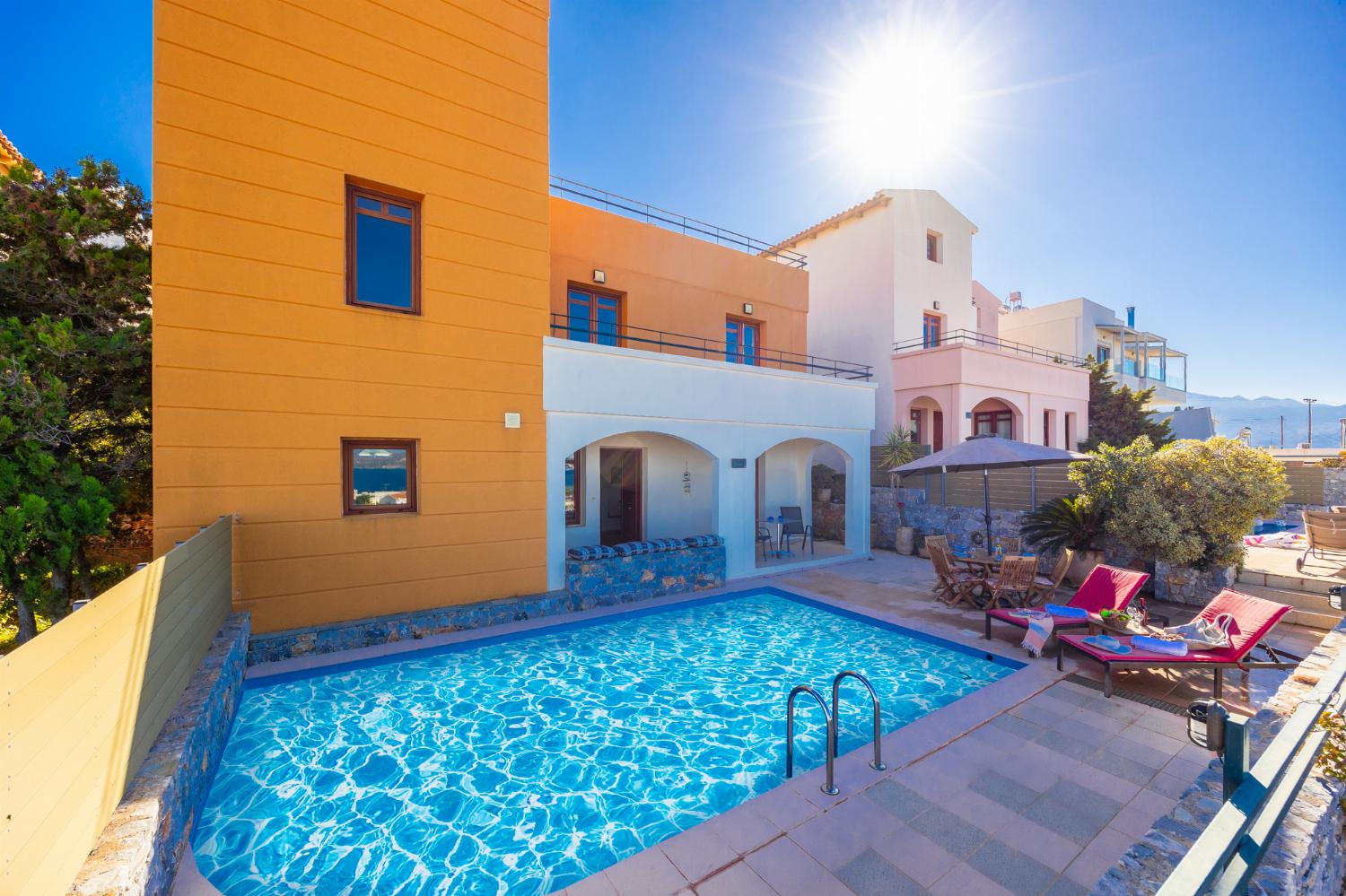 Beautiful villa with private pool and terrace with sea views