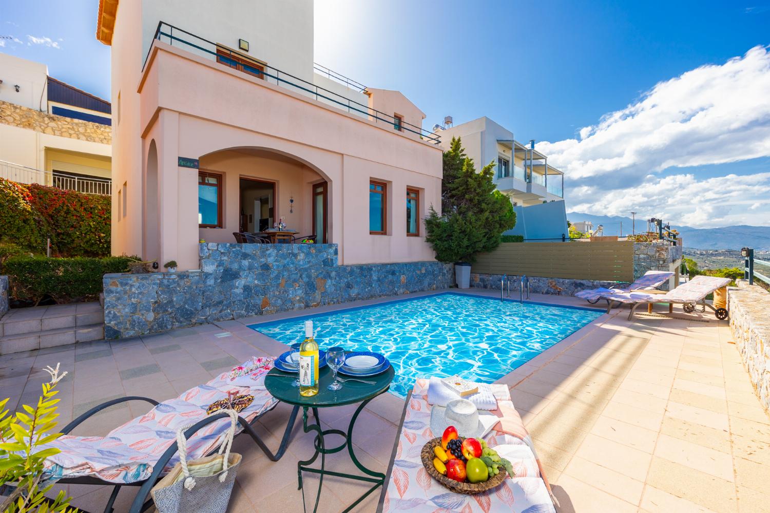 Beautiful villa with private pool and terrace with sea views