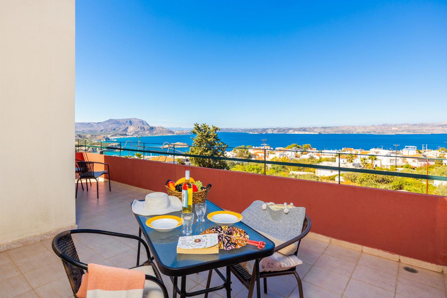 Terrace area with sea views