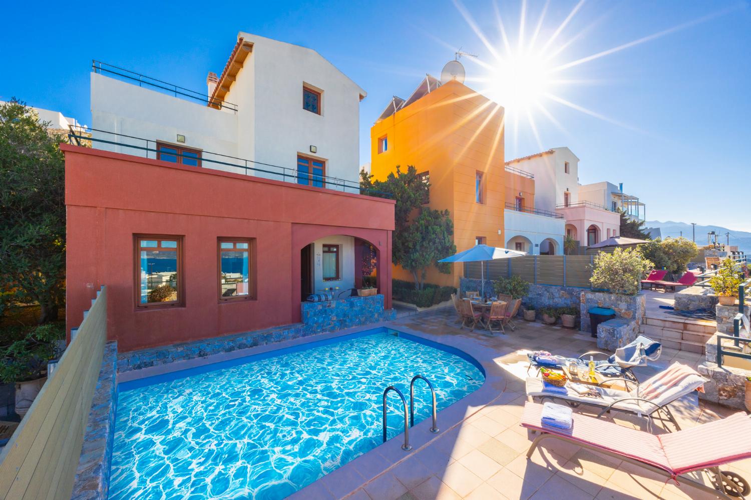 Beautiful villa with private pool and terrace with sea views