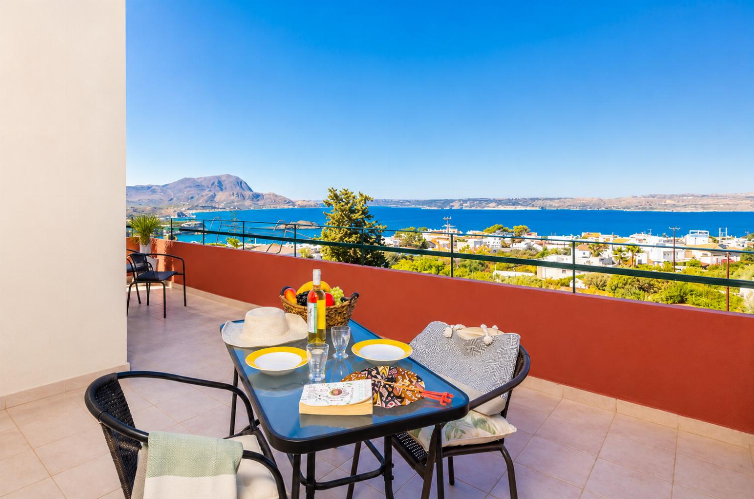 Terrace area with sea views