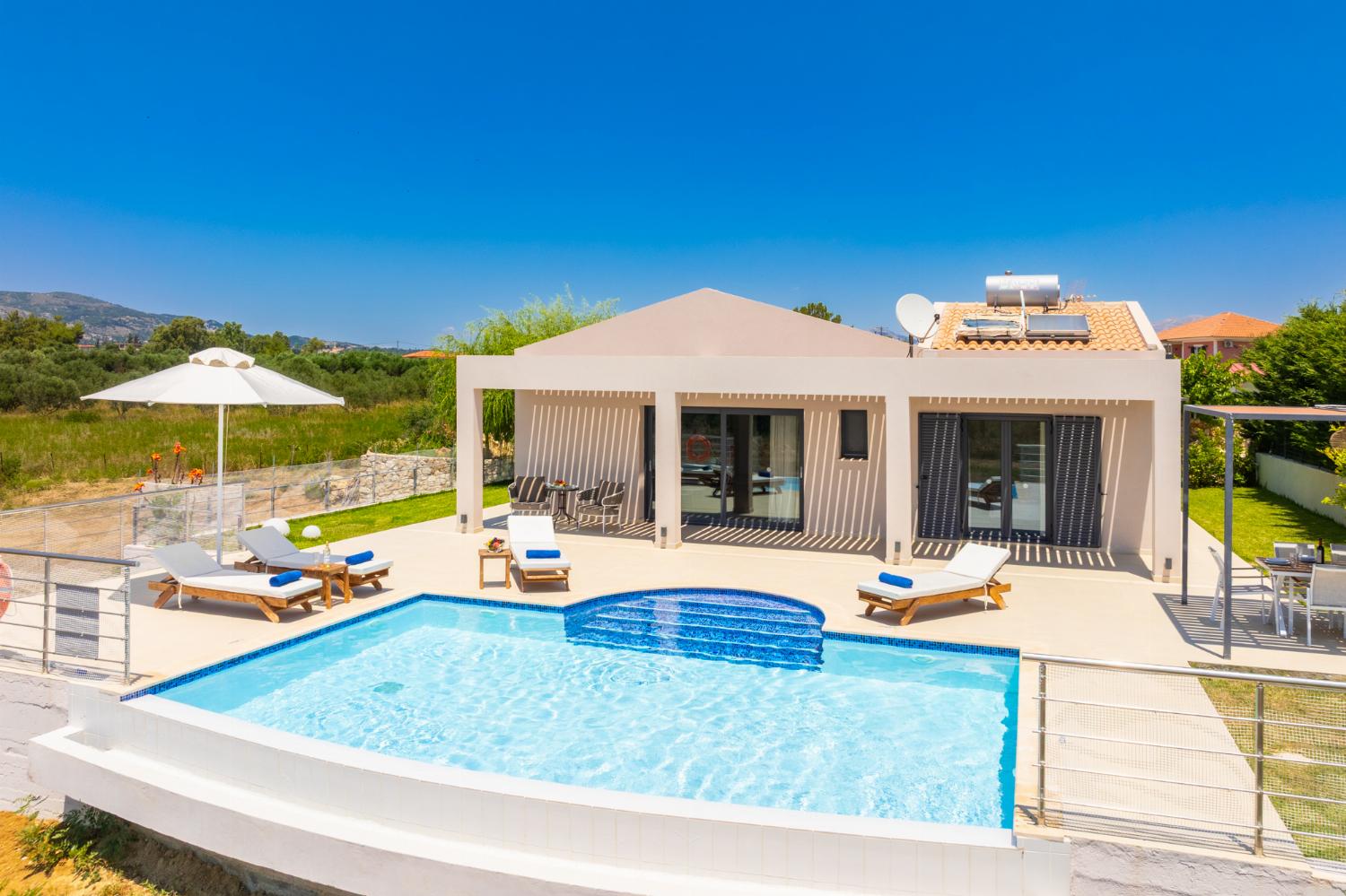 Beautiful villa with private pool and terrace with sea views