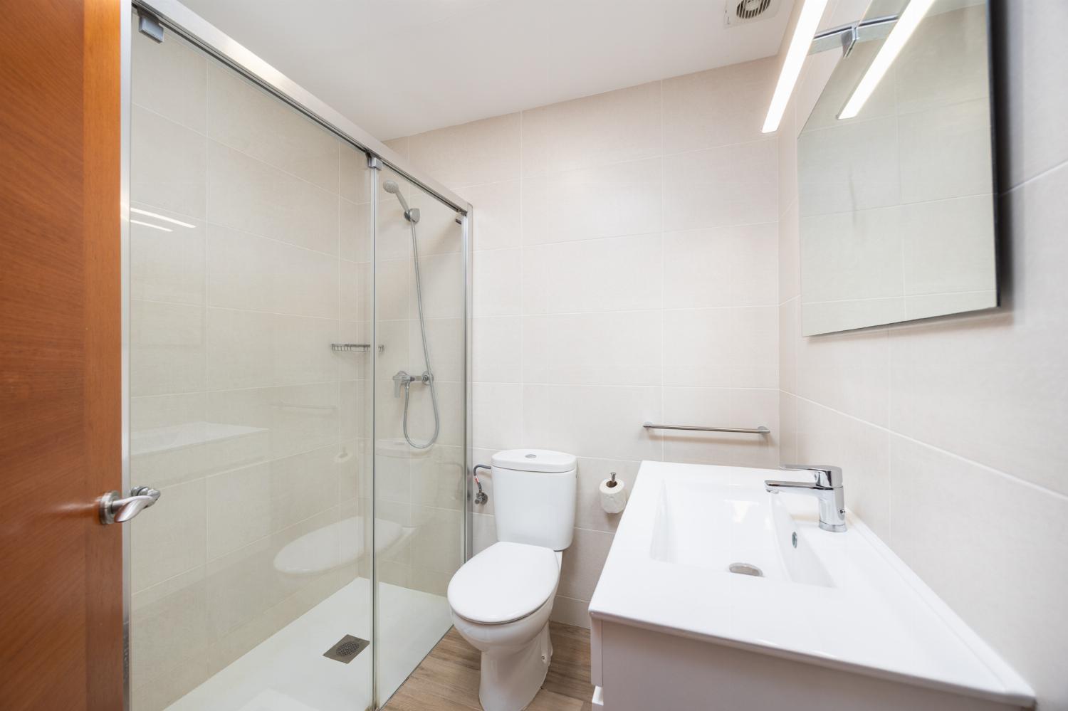 Family bathroom with shower