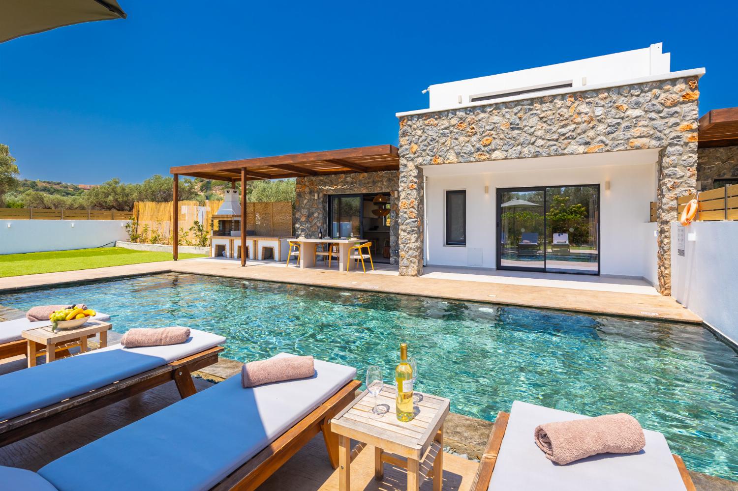 ,Beautiful villa with private pool and terrace