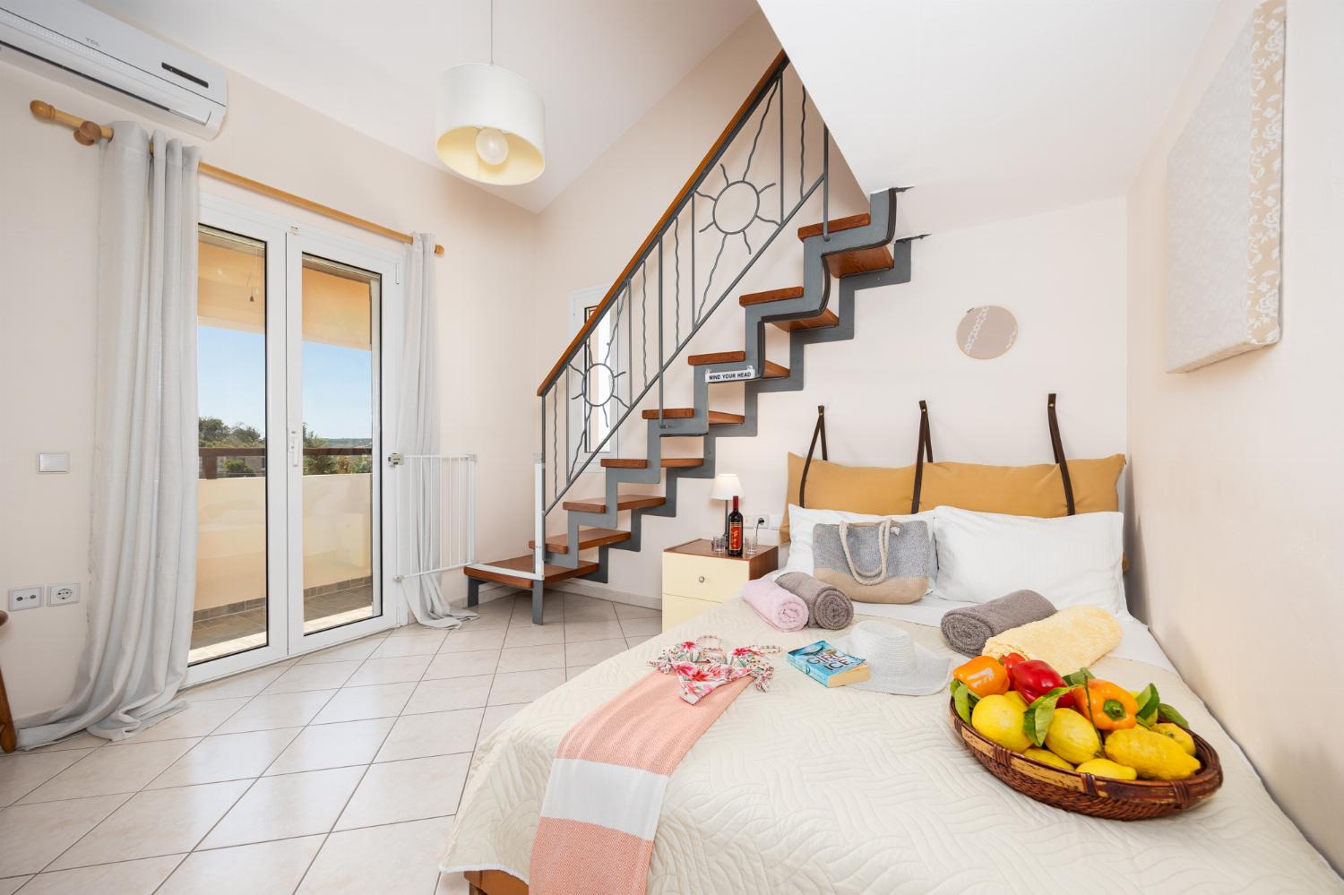 Double bedroom with mezzanine and A/C