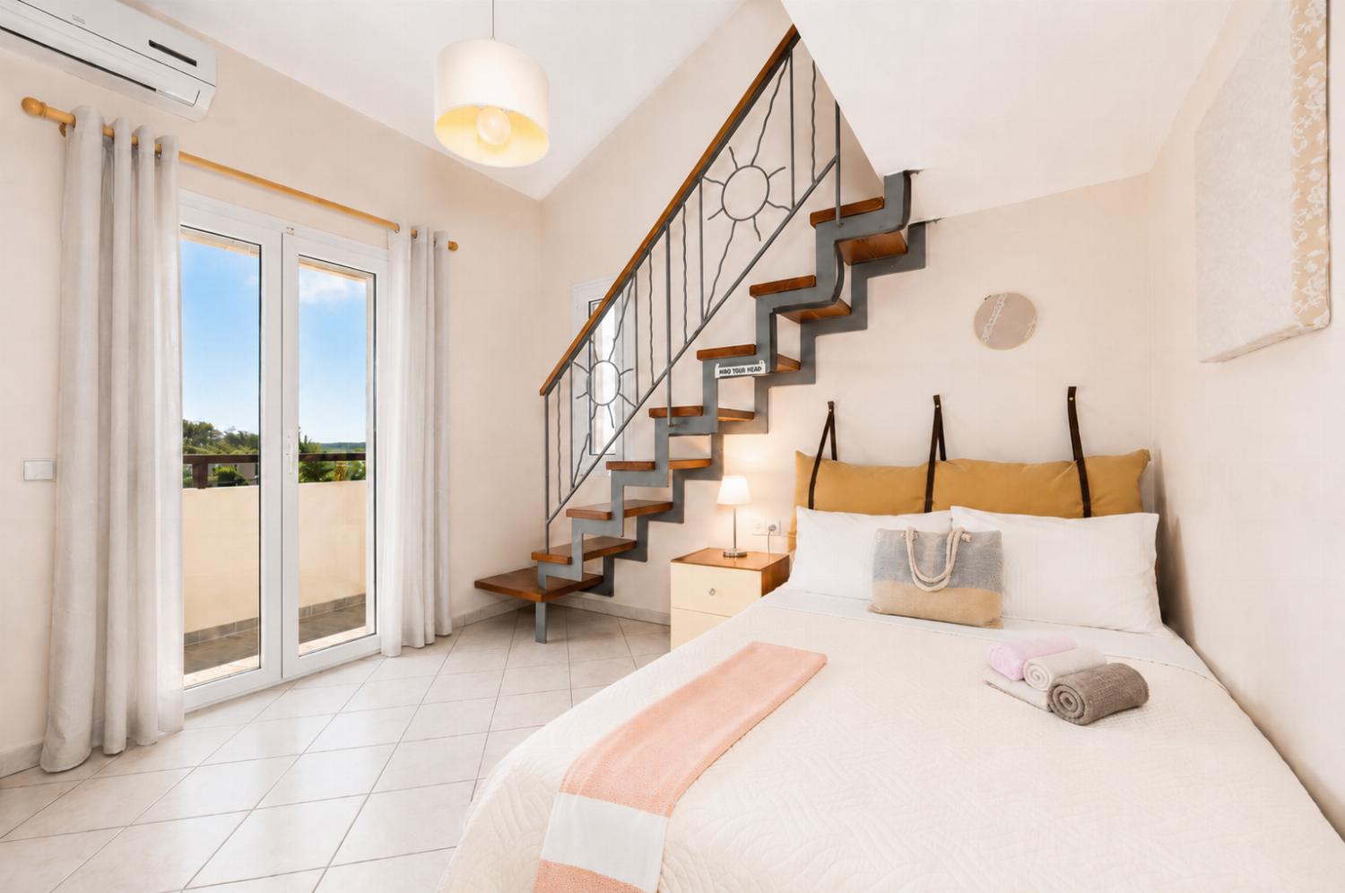 Double bedroom with mezzanine and A/C