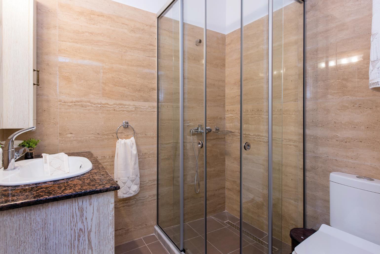 Family bathroom with shower