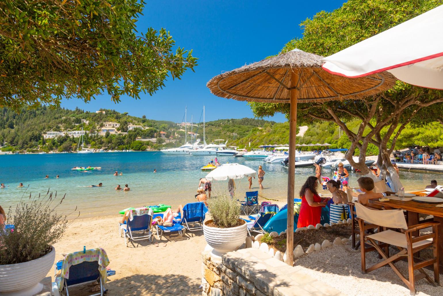 Taverna at Moggonisi Beach