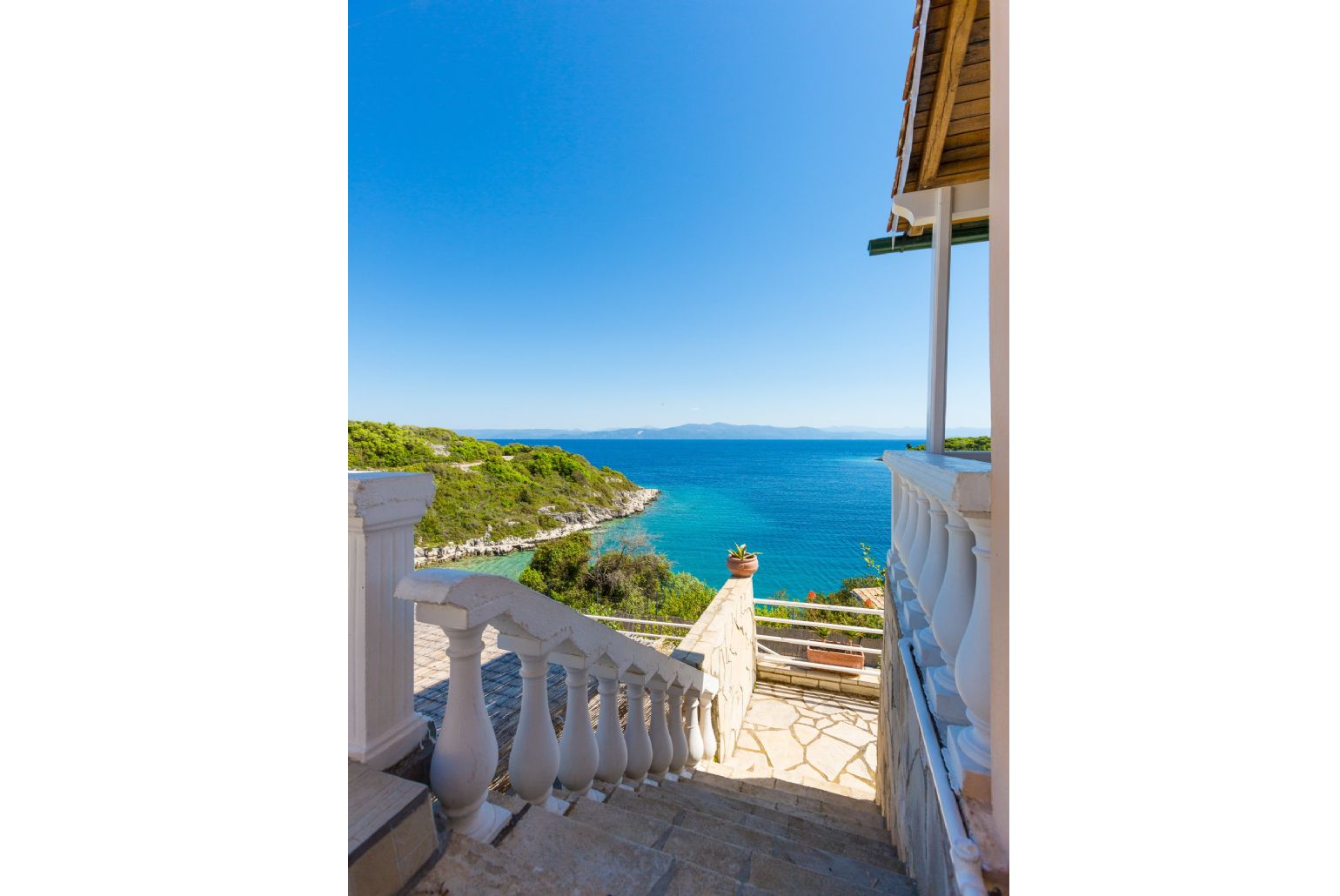 Private terrace with sea views