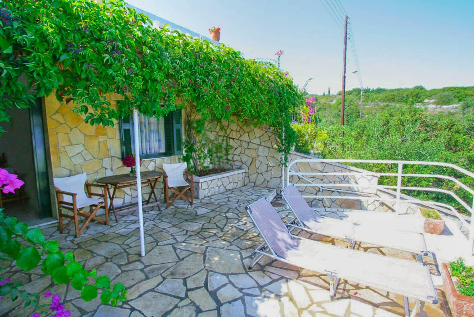 Private terrace area with sea views