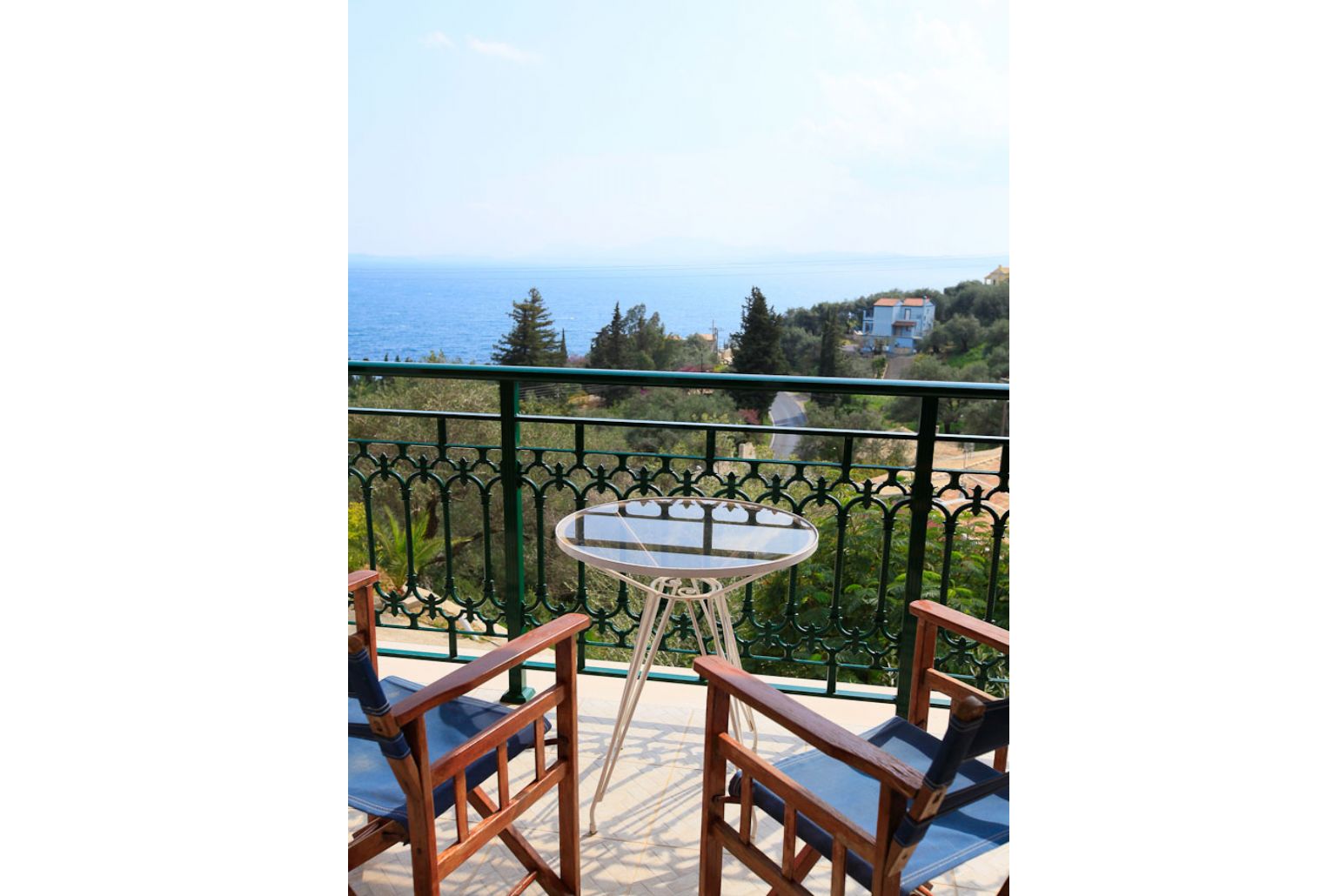 Balcony with views