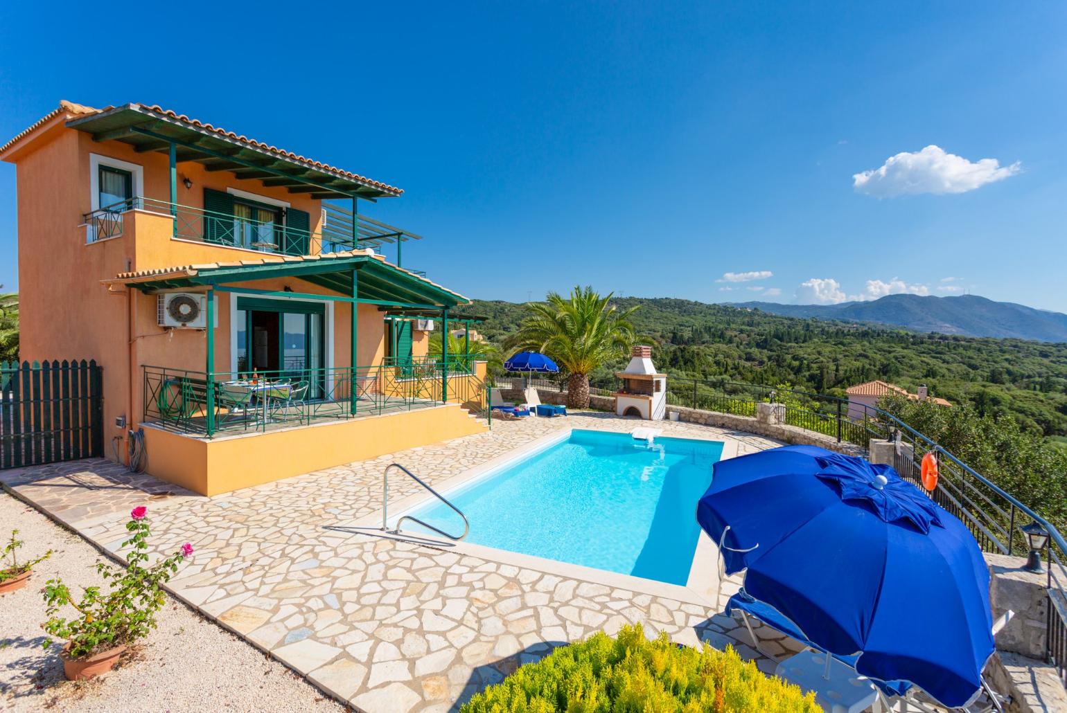 Beautiful villa with private pool, terrace, and panoramic sea views