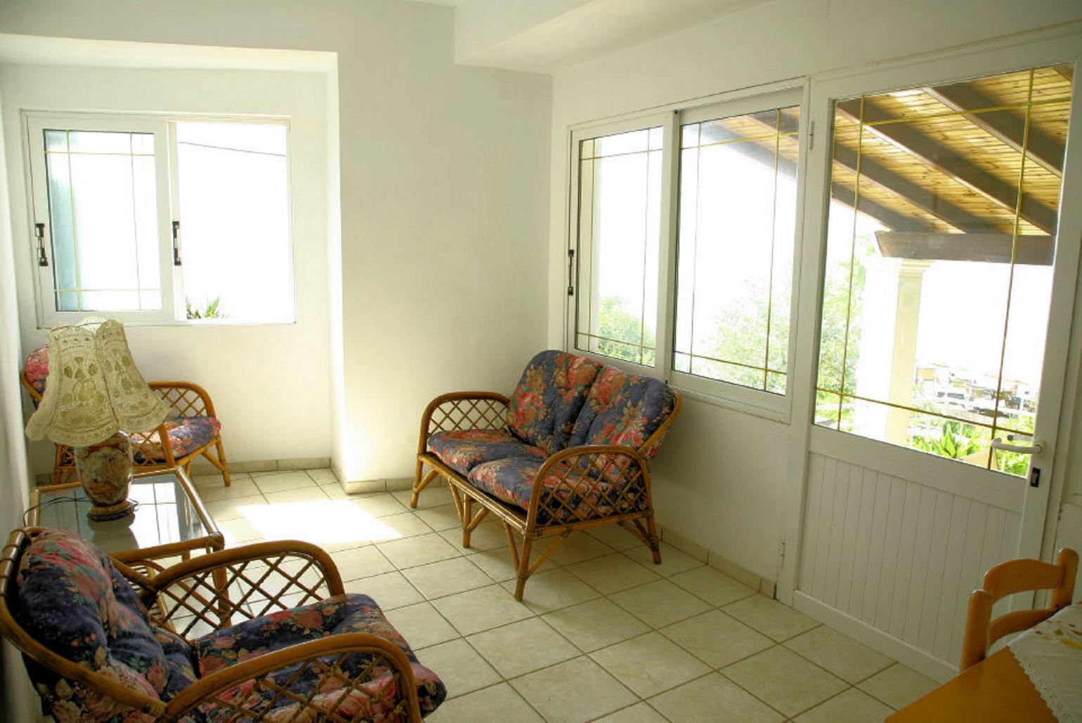 Open plan living area