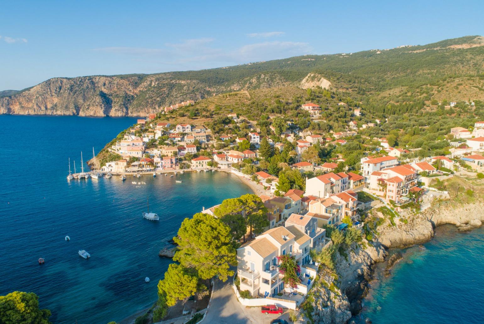 The colourful seaside town of Assos