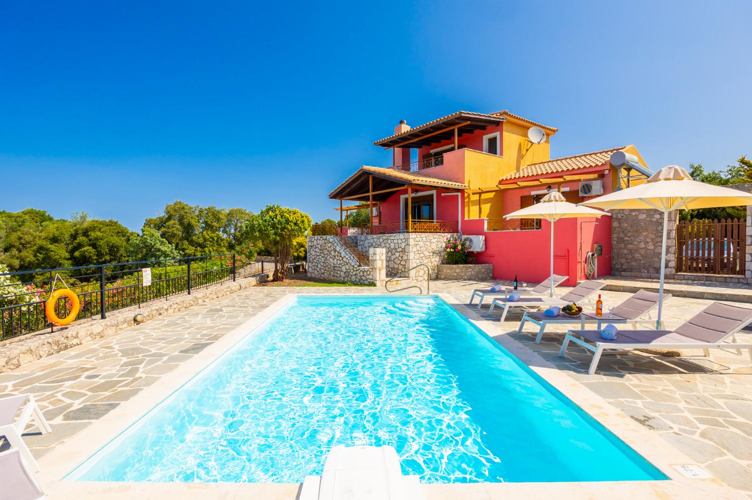 Beautiful villa with private pool and terrace with sea views