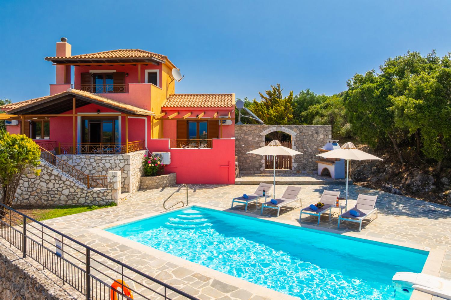 Beautiful villa with private pool and terrace with sea views